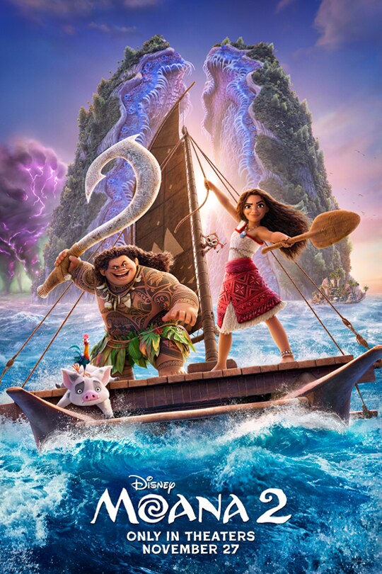 Moana 2 movie poster from Disney Movies